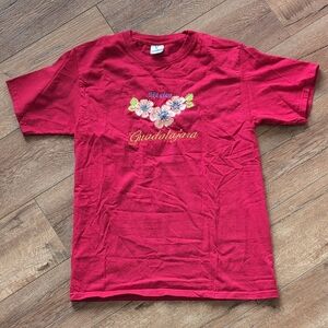 Red Floral Guadalajara Shirt